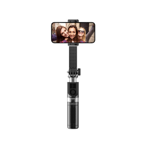 XO selfie stick Bluetooth tripod SS10 black 80cm - Image 3