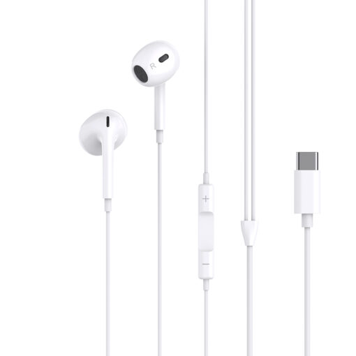 XO wired earphones EP74 USB-C white