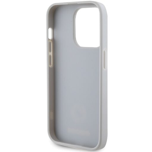 Guess case for iPhone 15 Pro Max 6,7" GUHCP15XPS4DGPS silver HC PU 4G Metal Logo Strass - Image 7