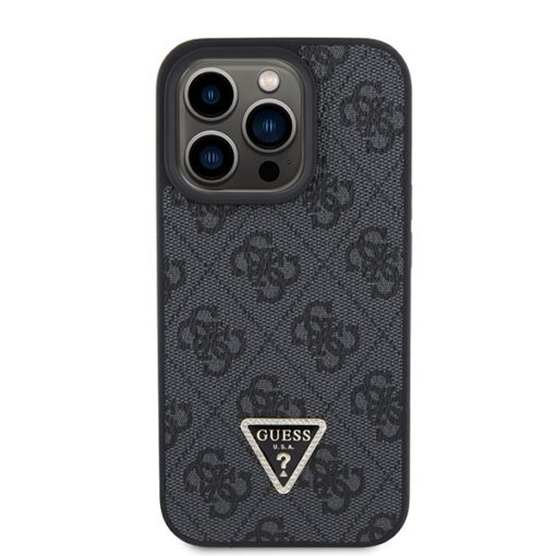 Guess case for iPhone 15 Pro Max 6,7" UHCP15XP4TDSCPK black hardcase Crossbody 4G Metal Logo - Image 3