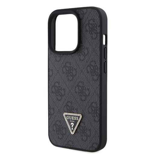 Guess case for iPhone 15 Pro Max 6,7" UHCP15XP4TDSCPK black hardcase Crossbody 4G Metal Logo - Image 6