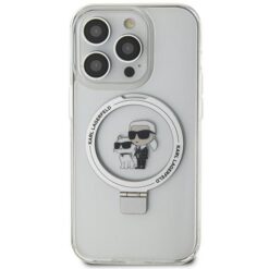 Karl Lagerfeld case for iPhone 11 6,1" KLHMN61HMRSKCH white HC Magsafe Ringstand KC