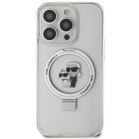 Karl Lagerfeld case for iPhone 11 6,1" KLHMN61HMRSKCH white HC Magsafe Ringstand KC