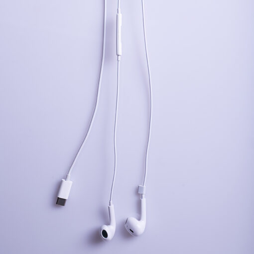 Maxlife wired earphones MXEP-04 USB-C white - Image 6