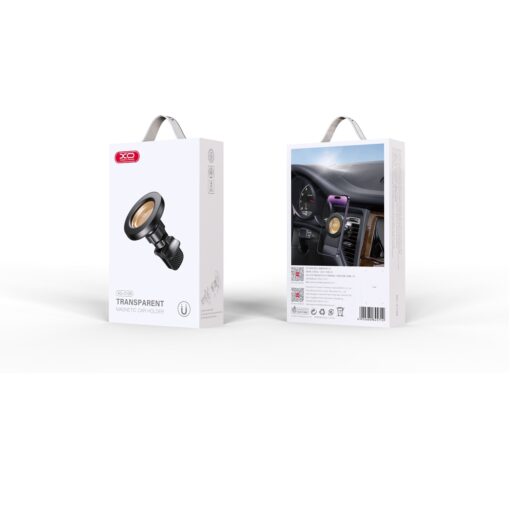 XO car holder 129 magnet black-transparent for air outlet - Image 2