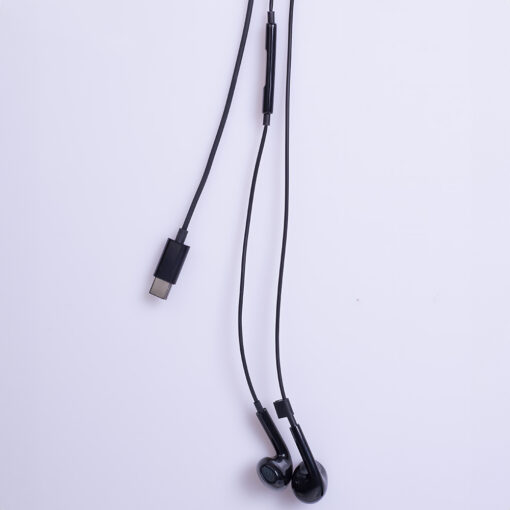 Maxlife wired earphones MXEP-04 USB-C black - Image 4