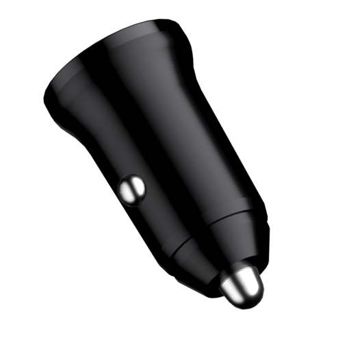 Devia car charger Smart Mini PD QC 3.0 30W 1x USB-C 1x USB black - Image 4