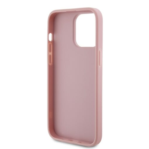 Guess case for iPhone 15 Pro 6,1" GUHCP15LHG4SGP pink hardcase Glitter Script Big 4G - Image 7