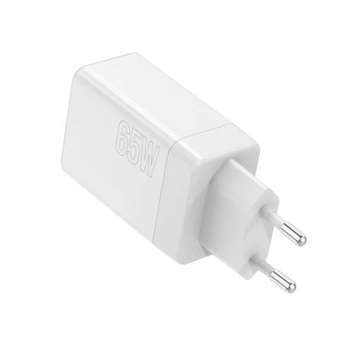 Maxlife MXTC-08-65ACC PD QC charger 2x USB-C 1x USB 65W white - Image 2