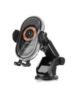 XO car holder WX038 with wireless inductive charger black 15W with suction cup