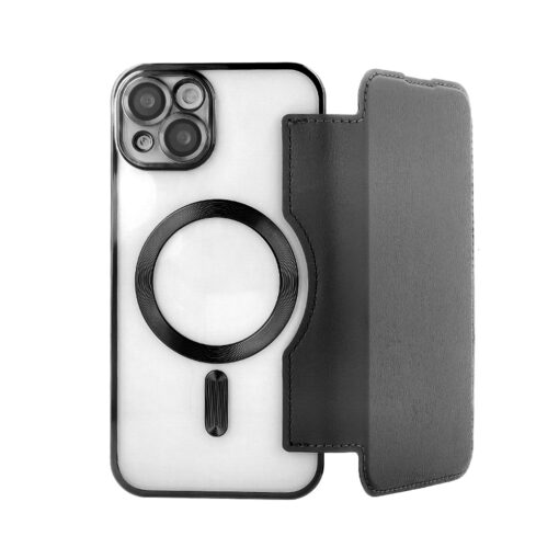 Smart Chrome Mag case for iPhone 13 Pro 6,1" black - Image 5