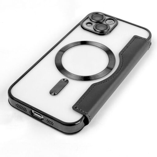 Smart Chrome Mag case for iPhone 13 Pro 6,1" black - Image 6