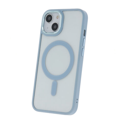 Satin Clear Mag case for iPhone 11 blue - Image 2