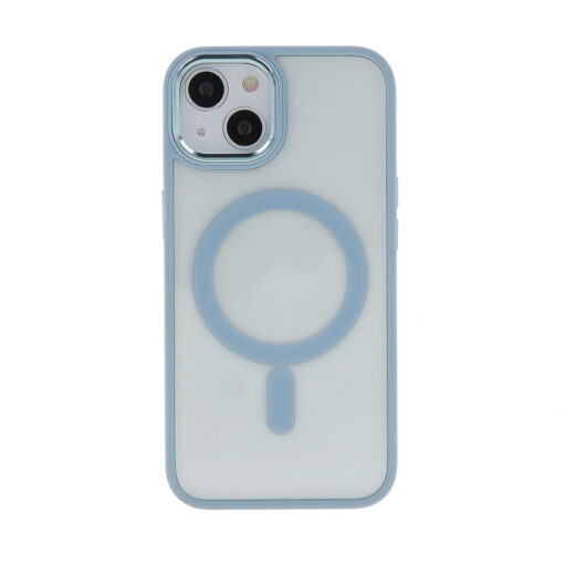 Satin Clear Mag case for iPhone 11 blue - Image 3