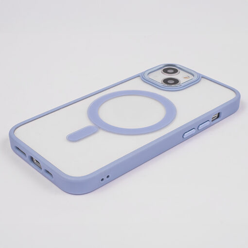 Satin Clear Mag case for iPhone 11 blue - Image 5