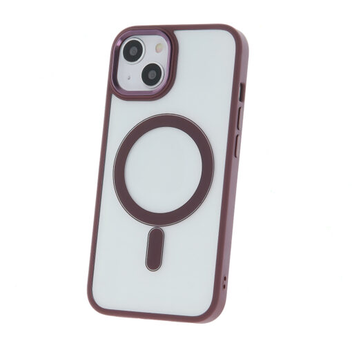 Satin Clear Mag case for iPhone 16 Plus 6,7" purple - Image 3