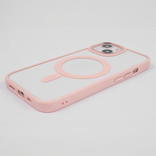 Satin Clear Mag case for iPhone 14 6,1" pink - Image 6