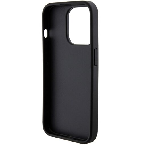 Guess case for iPhone 15 Pro 6,1" GUHCP15LPGSSADK black HC GRIPSTAND SAFFIANO 4G STRASS - Image 6