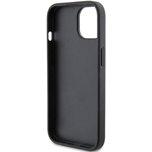 Karl Lagerfeld case for iPhone 15 6,1" KLHCP15SPQKPMK black HC QUILTED K PATTERN - Image 7