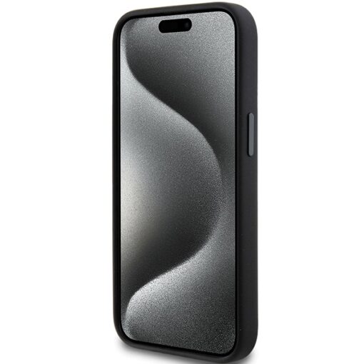 Karl Lagerfeld case for iPhone 15 Plus 6,7" KLHCP15MSMHCNPK black HC SILICONE C METAL PIN - Image 5