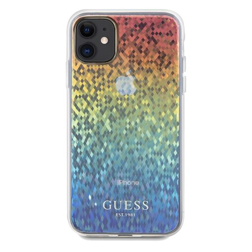 Guess case for iPhone 11 GUHCN61HDECMI HC IML Faceted Mirror Disco Iridescent - Image 3