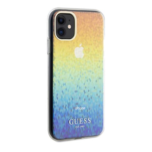 Guess case for iPhone 11 GUHCN61HDECMI HC IML Faceted Mirror Disco Iridescent - Image 4