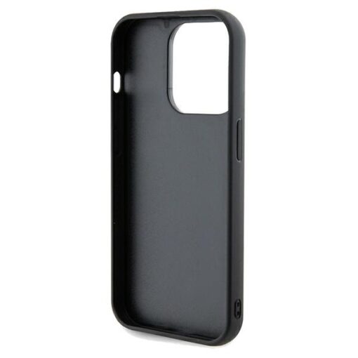 Guess case for iPhone 13 Pro 6,1" GUHCP13LPMSDGSK black HC PU DISCO SCRIPT METAL - Image 7