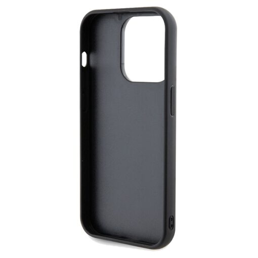 Guess case for iPhone 14 Pro 6,1" GUHCP14LPMSDGSK HC PU DISCO SCRIPT METAL BLACK - Image 7