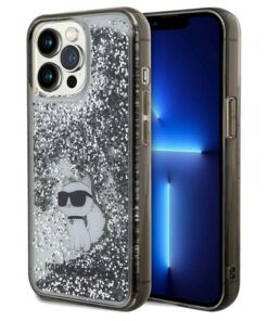 Karl Lagerfeld case for iPhone 13 Pro 6,1" KLHCP13LLKCNSK transparent HC LIQ. GLITTER C