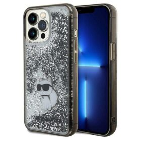 Karl Lagerfeld case for iPhone 13 Pro 6,1" KLHCP13LLKCNSK transparent HC LIQ. GLITTER C