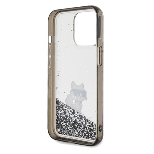 Karl Lagerfeld case for iPhone 13 Pro 6,1" KLHCP13LLKCNSK transparent HC LIQ. GLITTER C - Image 7