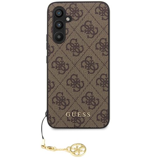 Guess case for Samsung Galaxy S23 FE GUHCS23FEGF4GBR brown HC PU 4G CHARM - Image 3