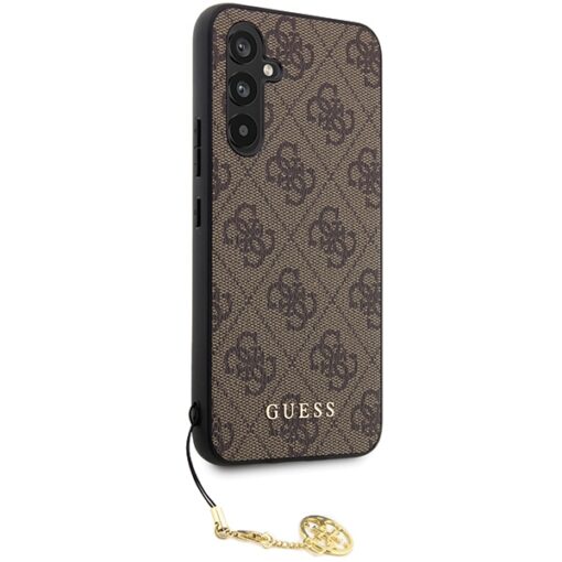 Guess case for Samsung Galaxy S23 FE GUHCS23FEGF4GBR brown HC PU 4G CHARM - Image 4