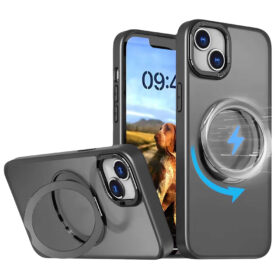 Mag Ring Rotating case for iPhone 16 Plus 6,7" black
