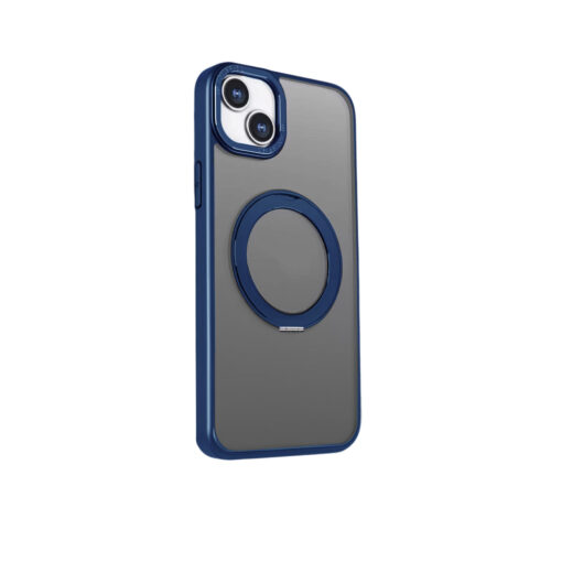 Mag Ring Rotating case for iPhone 16 6,1" navy blue - Image 2