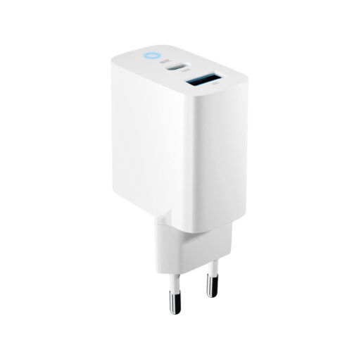 Forever TC-06-20AC PD QC charger 1x USB-C 1x USB 20W white - Image 4