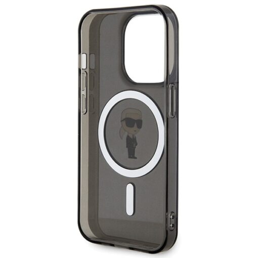Karl Lagerfeld case for iPhone 14 Pro Max 6,7" KLHMP14XHFCKNOK black HC MAGSAFE IML IKONIK - Image 7