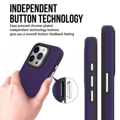 Vmax Triangle case for Samsung Galaxy A15 4G / A15 5G dark purple - Image 5