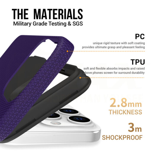 Vmax Triangle case for Samsung Galaxy A15 4G / A15 5G dark purple - Image 6