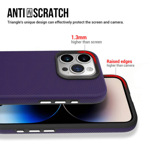 Vmax Triangle case for Samsung Galaxy A15 4G / A15 5G dark purple - Image 7