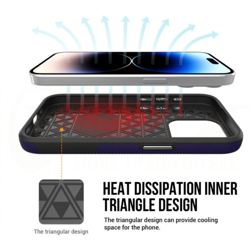 Vmax Triangle case for Samsung Galaxy A15 4G / A15 5G dark purple - Image 8