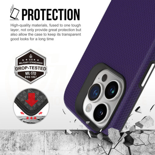 Vmax Triangle case for Samsung Galaxy A15 4G / A15 5G dark purple - Image 9