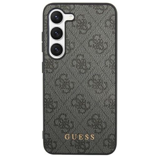 Guess case for Samsung Galaxy S24 Plus S926 GUHCS24MG4GFGR black hardcase 4G Metal Gold Logo