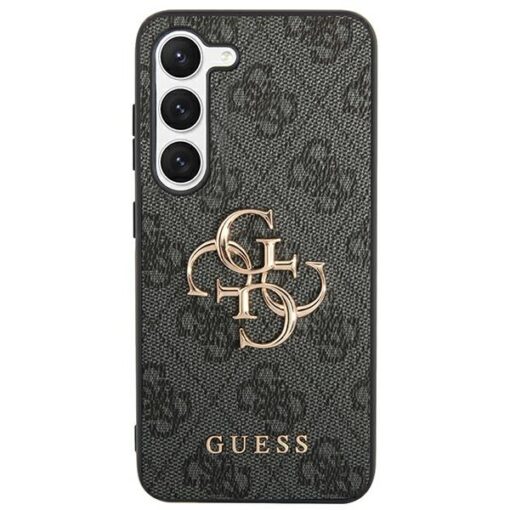 Guess case for Samsung Galaxy S24 S921 GUHCS24S4GMGGR black hardcase 4G Big Metal Logo