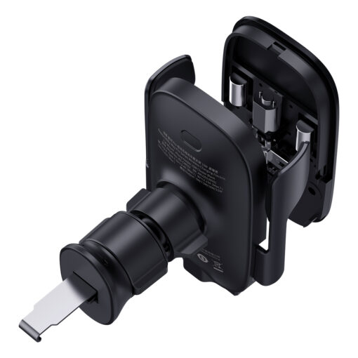 Baseus car holder Milky Way Pro with wireless charging function 15W black - Image 5