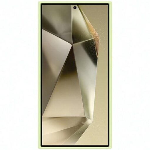 Samsung Silicone Cover for Samsung Galaxy S24 Ultra lime - Image 2