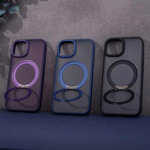 Mag Ring Rotating case for iPhone 14 6,1" navy blue - Image 12