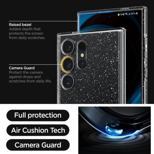 Spigen Liquid Crystal case for Samsung Galaxy S24 Ultra glitter crystal - Image 12