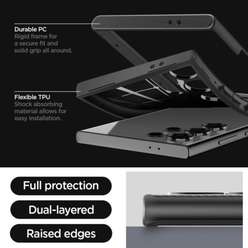 Spigen Neo Hybrid case for Samsung Galaxy S24 Ultra czarna - Image 11