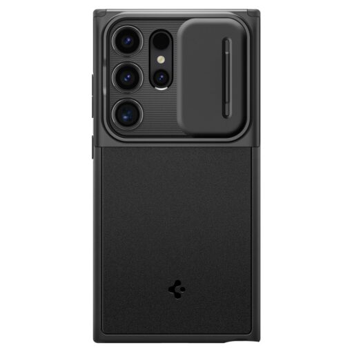 Spigen Optik Armor case for Samsung Galaxy S24 Ultra black - Image 2